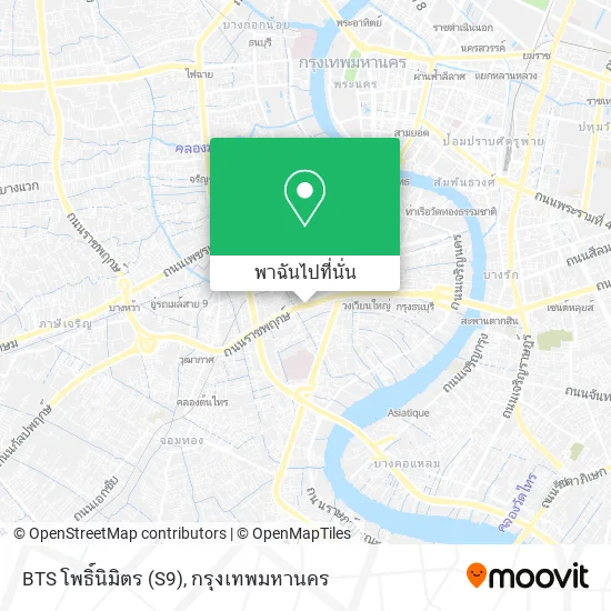 BTS โพธิ์นิมิตร (S9) แผนที่