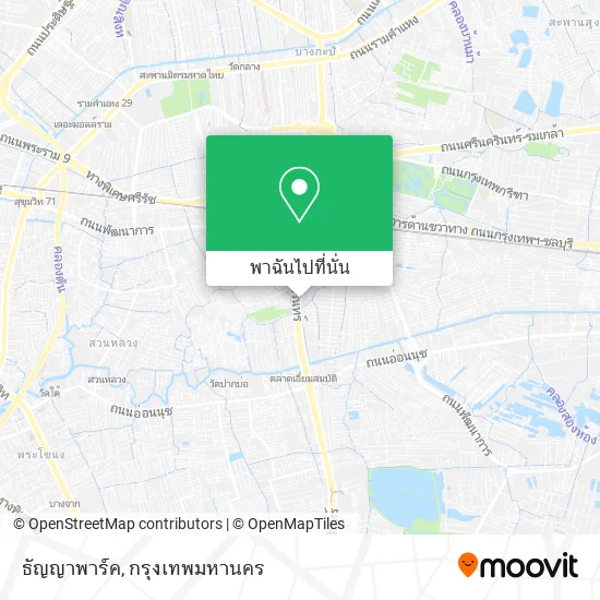 ธัญญาพาร์ค แผนที่