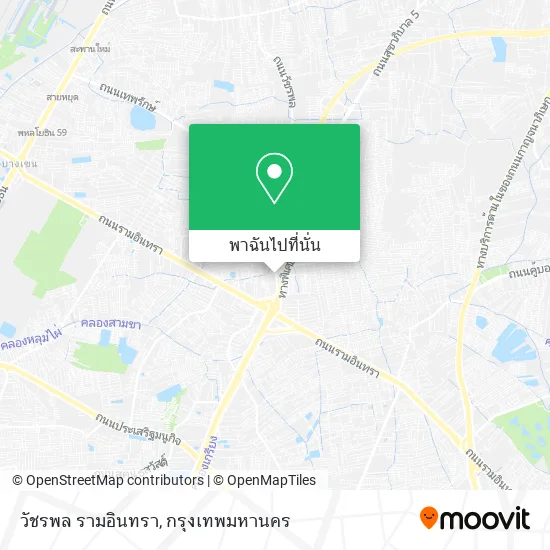 วัชรพล รามอินทรา แผนที่