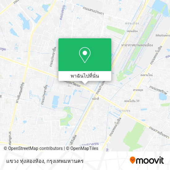 แขวง ทุ่งสองห้อง แผนที่