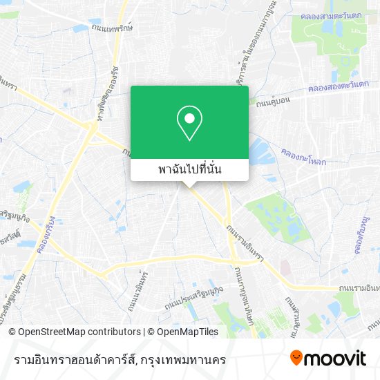 รามอินทราฮอนด้าคาร์ส์ แผนที่