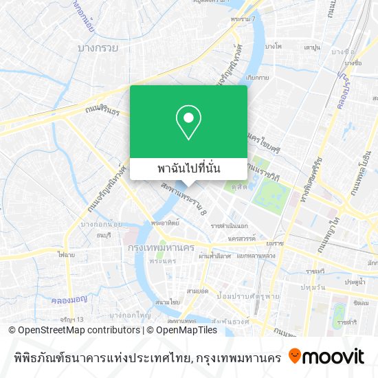 พิพิธภัณฑ์ธนาคารแห่งประเทศไทย แผนที่