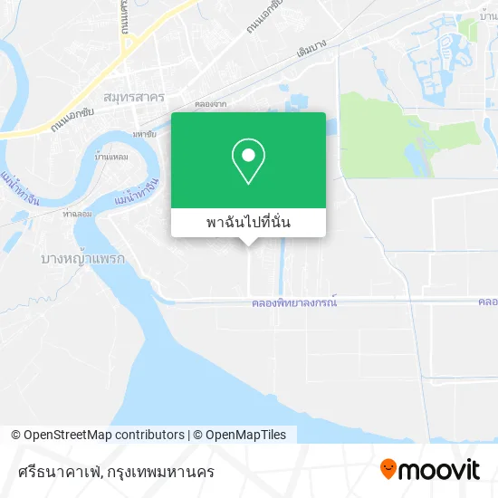 ศรีธนาคาเฟ่ แผนที่