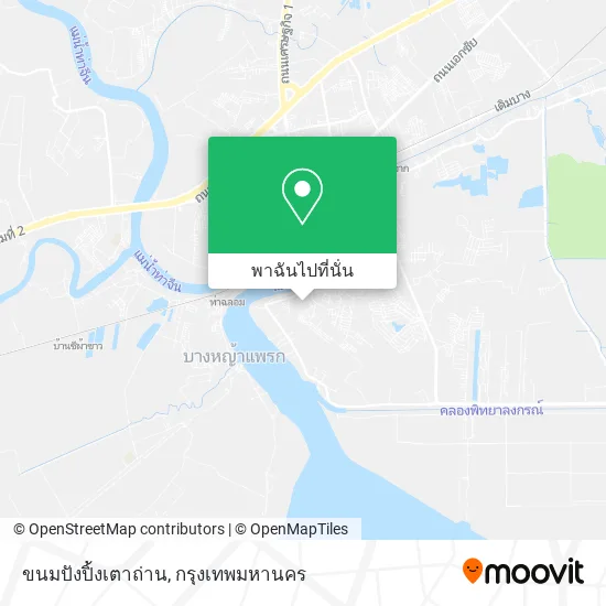 ขนมปังปิ้งเตาถ่าน แผนที่