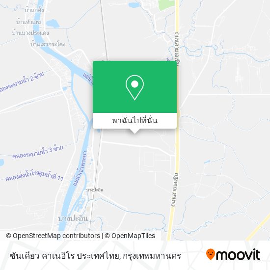 ซันเคียว คาเนฮิโร ประเทศไทย แผนที่