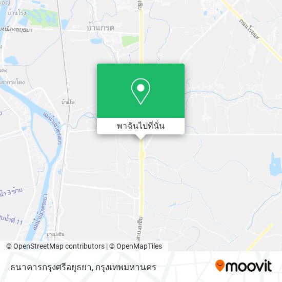 ธนาคารกรุงศรีอยุธยา แผนที่