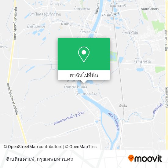 ติณติณคาเฟ่ แผนที่