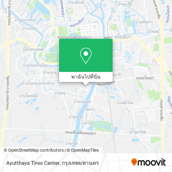 Ayutthaya Tires Center แผนที่