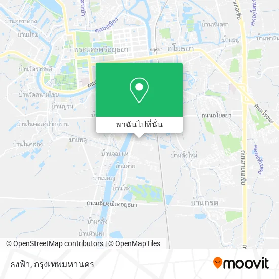 ธงฟ้า แผนที่