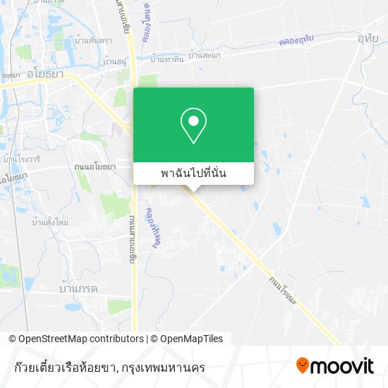 ก๊วยเตี๋ยวเรือห้อยขา แผนที่