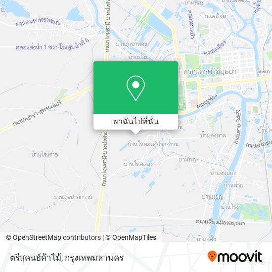 ตรีสุคนธ์ค้าไม้ แผนที่