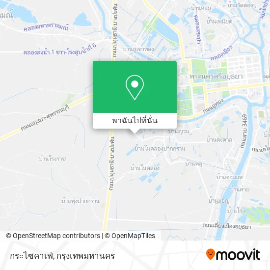 กระไซคาเฟ่ แผนที่