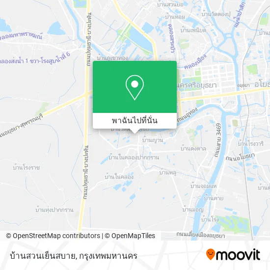 บ้านสวนเย็นสบาย แผนที่