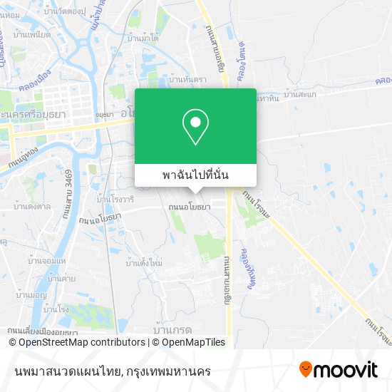 นพมาสนวดแผนไทย แผนที่