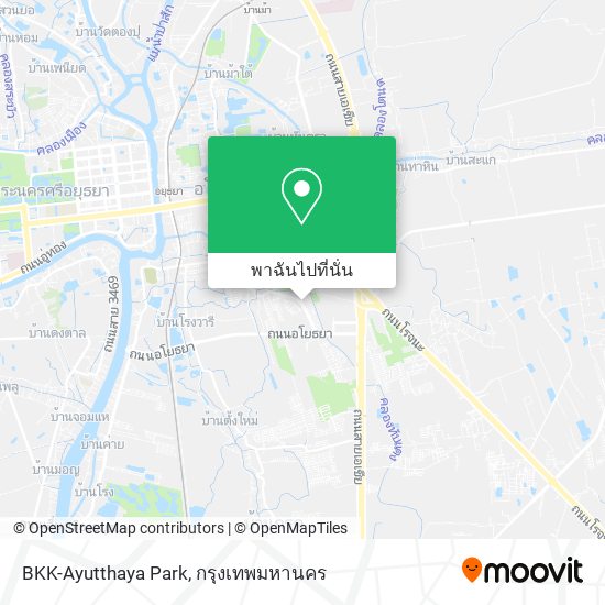 BKK-Ayutthaya Park แผนที่