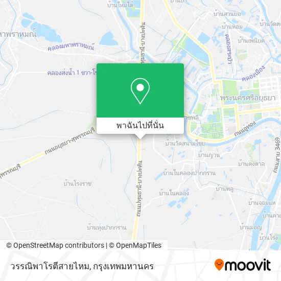 วรรณิพาโรตีสายไหม แผนที่