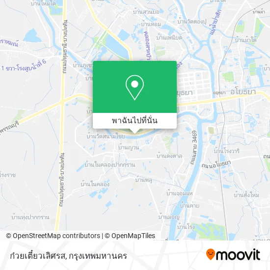ก๋วยเตี๋ยวเลิศรส แผนที่