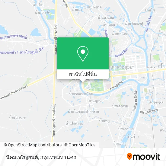 นิคมเจริญยนต์ แผนที่