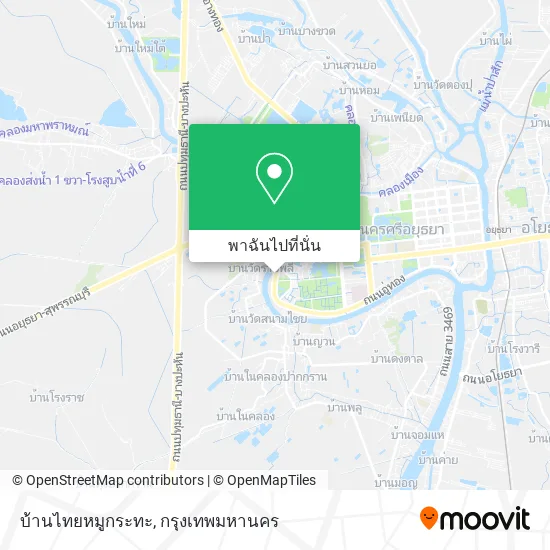 บ้านไทยหมูกระทะ แผนที่
