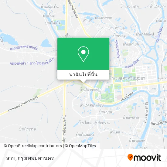 ลาบ แผนที่