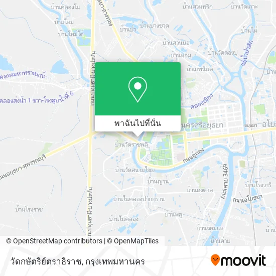 วัดกษัตริย์ตราธิราช แผนที่