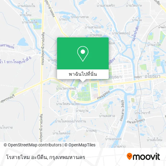 โรสายไหม อะบีดีน แผนที่