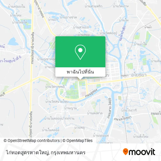 ไก่ทอดสูตรหาดใหญ่ แผนที่
