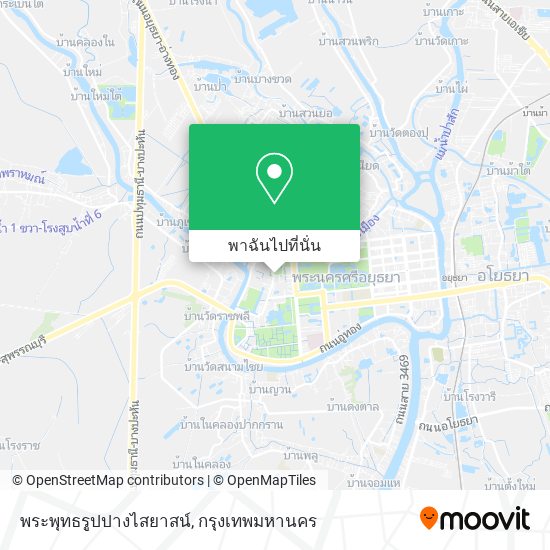 พระพุทธรูปปางไสยาสน์ แผนที่