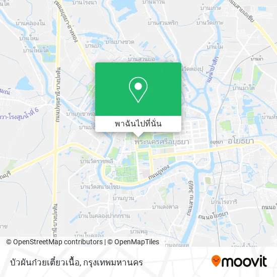 บัวผันก๋วยเตี๋ยวเนื้อ แผนที่