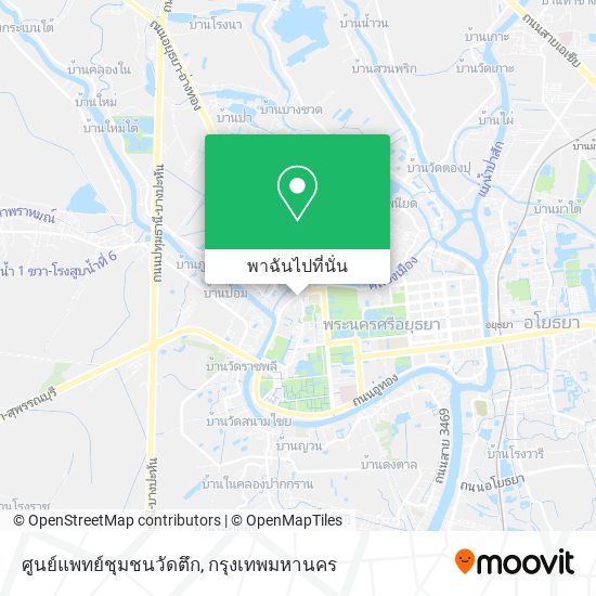 ศูนย์แพทย์ชุมชนวัดตึก แผนที่