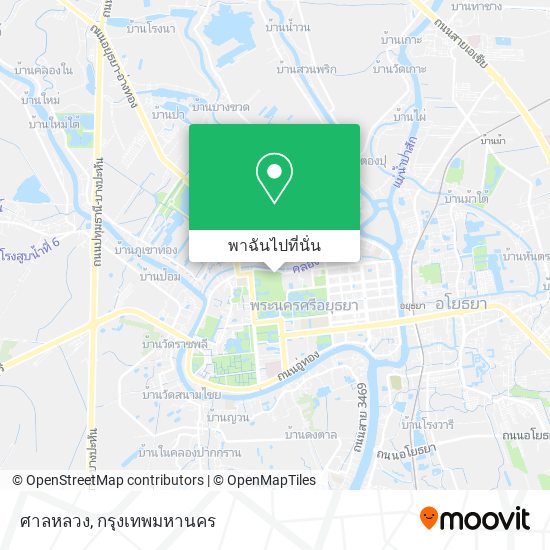ศาลหลวง แผนที่