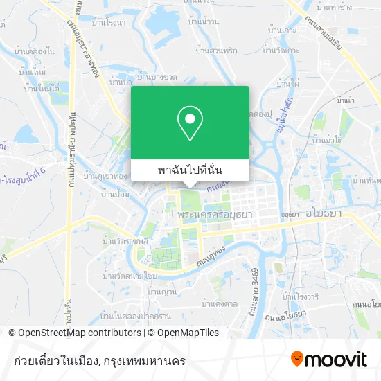 ก๋วยเตี๋ยวในเมือง แผนที่