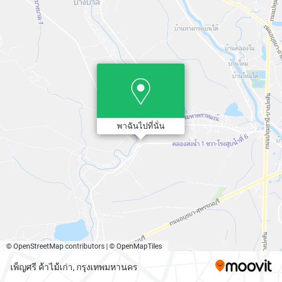 เพ็ญศรี ค้าไม้เก่า แผนที่