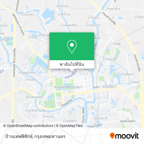 บ้านเทพพิทักษ์ แผนที่