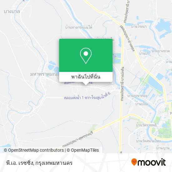 พี.เอ. เรซซิ่ง แผนที่