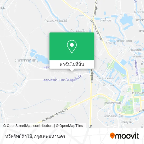 ทวีทรัพย์ค้าไม้ แผนที่
