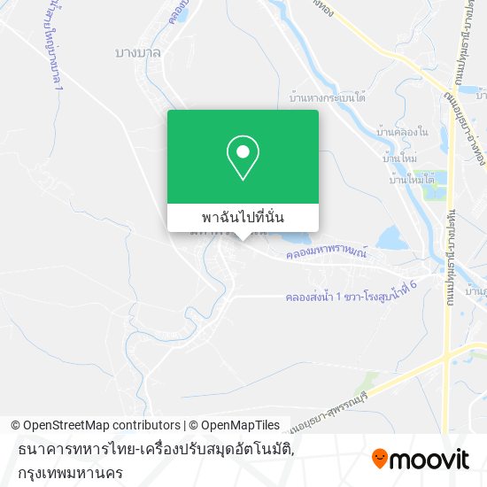 ธนาคารทหารไทย-เครื่องปรับสมุดอัตโนมัติ แผนที่