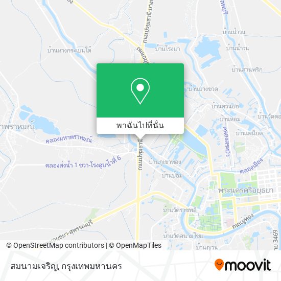 สมนามเจริญ แผนที่
