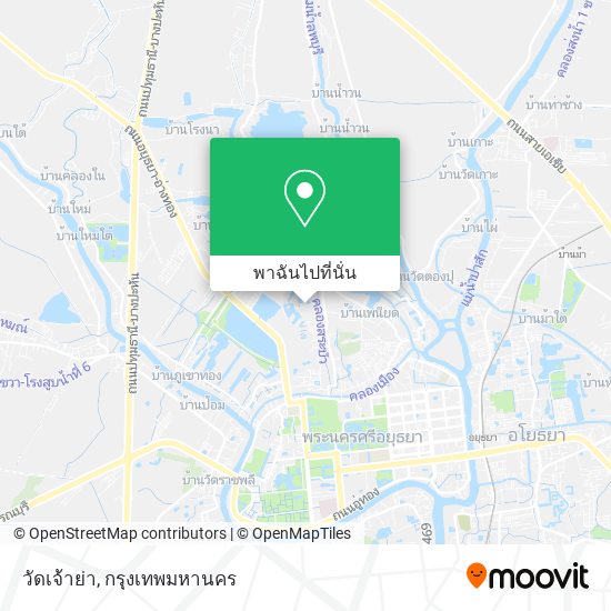 วัดเจ้าย่า แผนที่