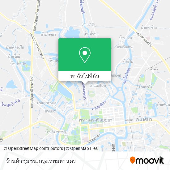 ร้านค้าชุมชน แผนที่