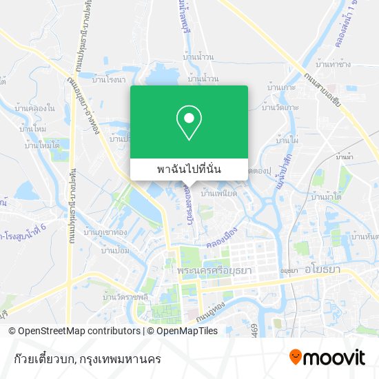 ก๊วยเตี๋ยวบก แผนที่