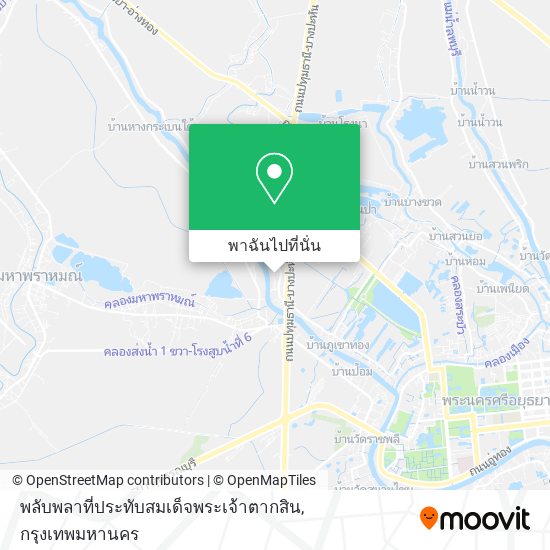 พลับพลาที่ประทับสมเด็จพระเจ้าตากสิน แผนที่
