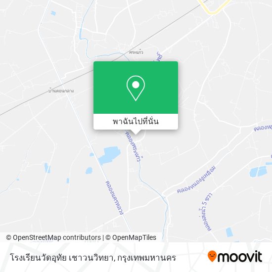 โรงเรียนวัดอุทัย เชาวนวิทยา แผนที่