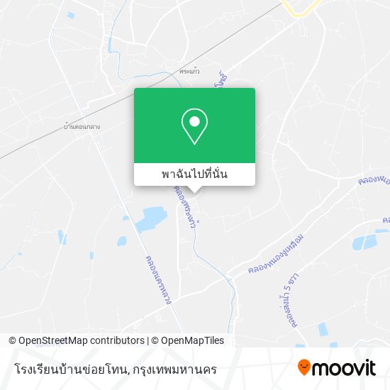 โรงเรียนบ้านข่อยโทน แผนที่