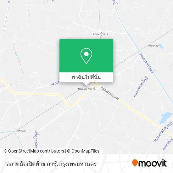 ตลาดนัดเปิดท้าย ภาชี แผนที่