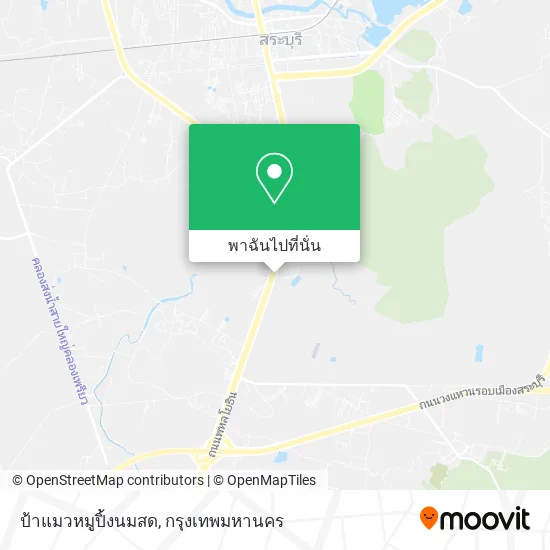 ป้าแมวหมูปิ้งนมสด แผนที่
