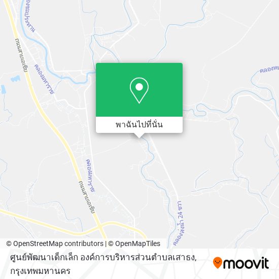 ศูนย์พัฒนาเด็กเล็ก องค์การบริหารส่วนตําบลเสาธง แผนที่