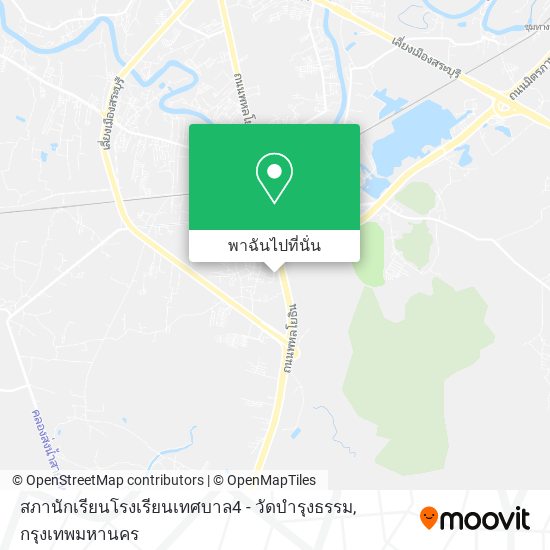 สภานักเรียนโรงเรียนเทศบาล4 - วัดบํารุงธรรม แผนที่