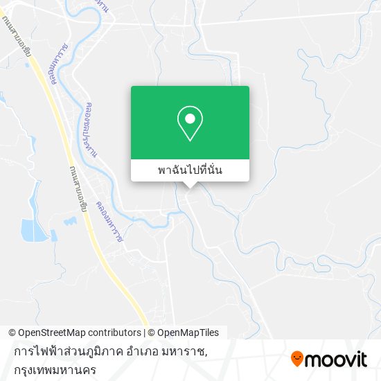 การไฟฟ้าส่วนภูมิภาค อําเภอ มหาราช แผนที่