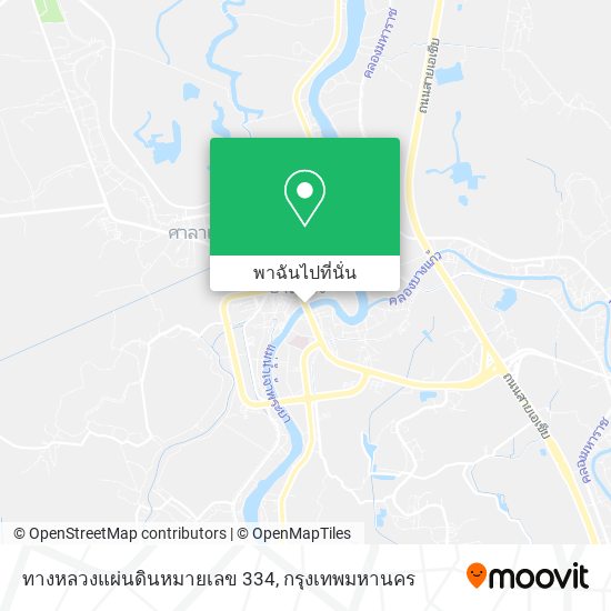 ทางหลวงแผ่นดินหมายเลข 334 แผนที่